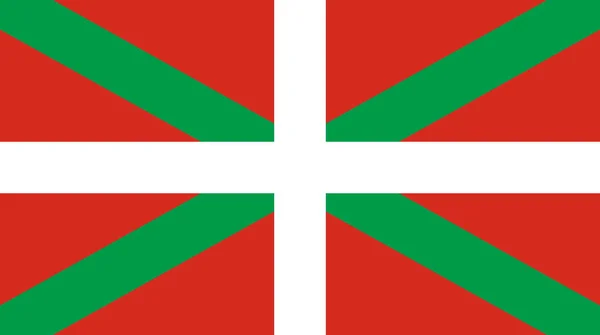 Vue Dessus Drapeau Pays Basque Espagne Voyage Espagnol Concept Patriote — Photo