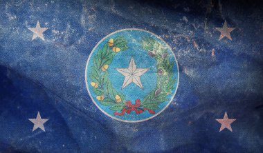 Teksas valisi, ABD bayrağı, bayrak direği yok. Uçak tasarım düzeni Bayrak arkaplanı