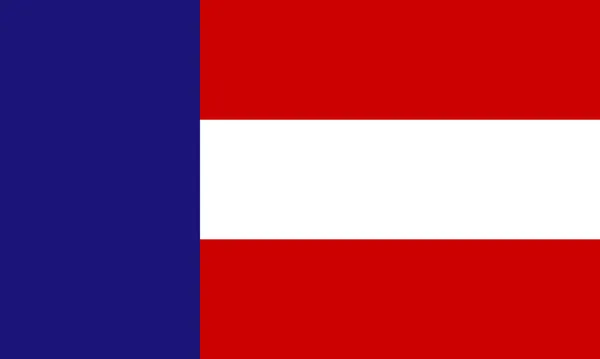 Bovenaanzicht Van Staat Georgia 1879 1902 Amerikaanse Vlag Geen Vlaggenmast — Stockfoto