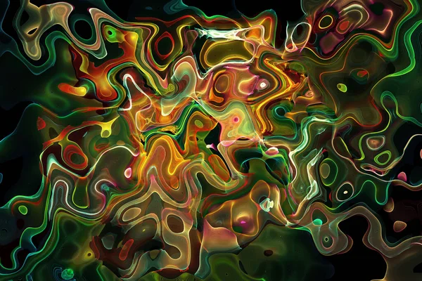 Colorful Abstract Smoke Lines Wallpaper Shapes Created Lines Space Creative — Stock Photo, Image