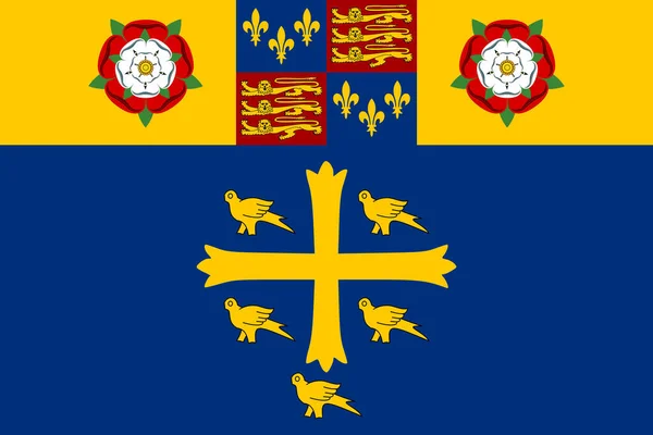 Vue Dessus Drapeau Abbaye Standard Westminster Drapeau Royaume Uni Grande — Photo