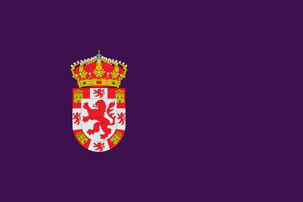 Vue Dessus Drapeau Cordoue Espagne Voyage Espagnol Concept Patriote Pas — Photo