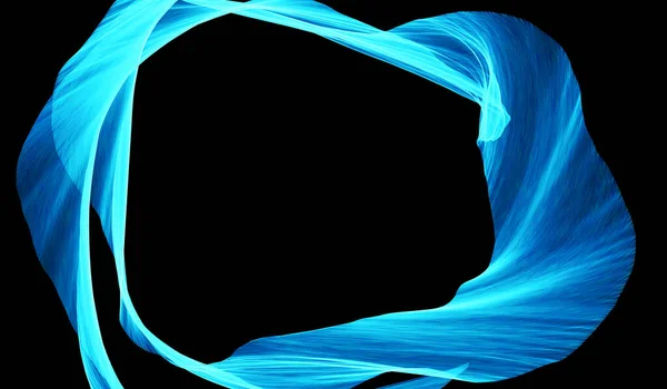 Kreative Neonfarbene Rahmen Attrappen Bunte Abstrakte Rauchlinien Tapete Formen Mit — Stockfoto