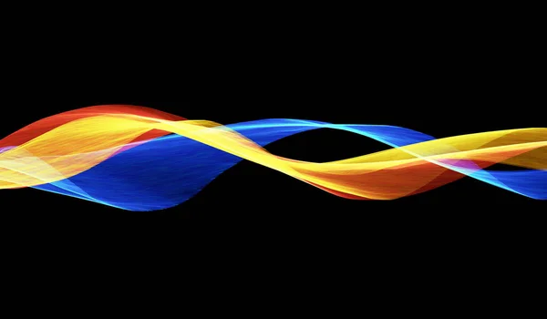 抽象的发光线条背景 波纹形成霓虹灯线条结构 声波节奏 脉动背景 火焰数字声波均衡器 技术与地震波概念 — 图库照片