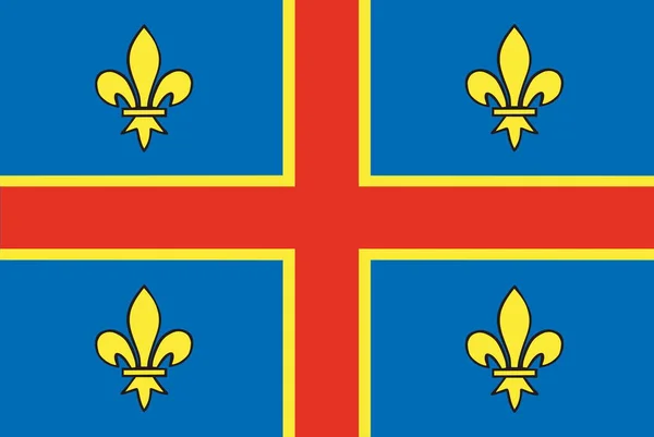Ovanifrån Flaggan Clermont Ferrand Frankrike Fransk Resa Och Patriot Koncept — Stockfoto