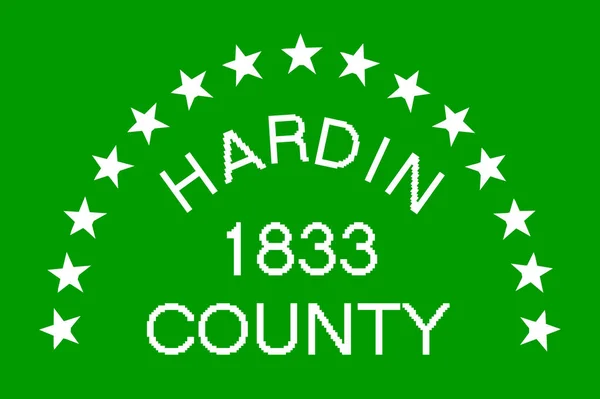 Vista Superior Condado Hardin Bandeira Ohio Eua Sem Mastro Bandeira — Fotografia de Stock
