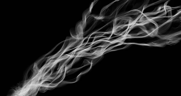Smoke Modern Abstract Wide Background Design Thin Neon Threads Gradient — Stock Photo, Image