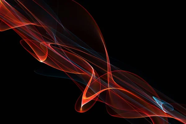 Abstract Gloeiende Lijnen Achtergrond Golvende Vorm Neon Lijn Structuur Geluidsgolf — Stockfoto