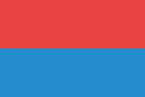Vista Superior Bandera Cantón Tessin Suiza Viajes Suizos Concepto Patriota — Foto de Stock