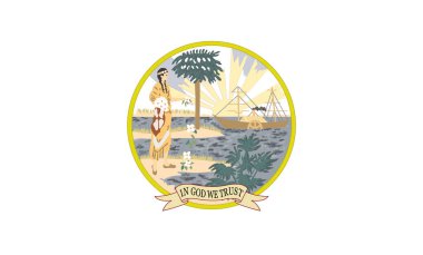 1868 Florida 'nın en iyi manzarası 1900, ABD bayrağı, bayrak direği yok. Uçak tasarım düzeni Bayrak arkaplanı