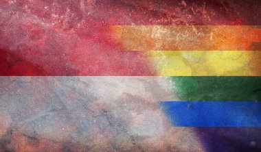 Ulusal lgbt retro bayrağının grunge desenli, bayrak direği yok. Uçak tasarımı, tasarım. Bayrak arkaplanı. Özgürlük ve aşk kavramı. Gurur ayı. Eylemcilik, toplum ve özgürlük