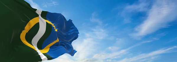 Zászló Calne Város Felhős Háttér Naplemente Panorámás Kilátás Nagy Britannia — Stock Fotó