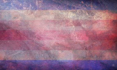 Eski XTF bayrağının grunge desenli üst görüntüsü, bayrak direği yok. Uçak tasarımı, tasarım. Bayrak arkaplanı. Özgürlük ve aşk kavramı. Gurur ayı, aktivizm, toplum ve özgürlük