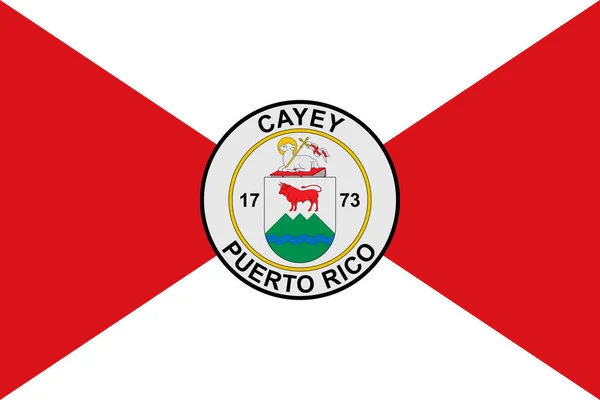 Top View Flag Cayey Untied States America Usa Travel Patriot — 图库照片