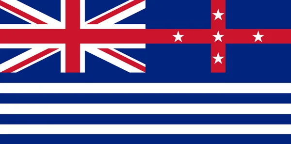 위쪽의 Murray River Upper Australia 오스트레일리아 애국자 깃대는 비행기 플래그 — 스톡 사진