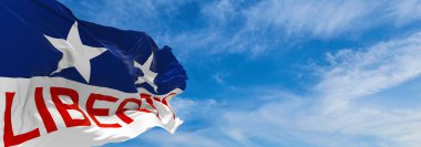 Kanada cumhuriyetinin bayrakları rüzgarda dalgalanan bayrak direkleri güneşli bir günde gün batımı bulutlarıyla gökyüzüne karşı. 1837-39 yılları arasında Kanada 'da ayaklanma. 3d illüstrasyon