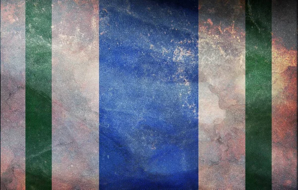 Вид Сверху Ретро Флага Vega Alta Развязанных Штатов Америки Граненой — стоковое фото