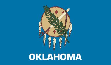 1988 Oklahoma 'nın en iyi manzarası, ABD bayrağı, bayrak direği yok. Uçak tasarım düzeni Bayrak arkaplanı