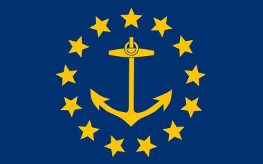 Rhode Island 1882 1897, bayrak direği yok. Uçak tasarım düzeni Bayrak arkaplanı