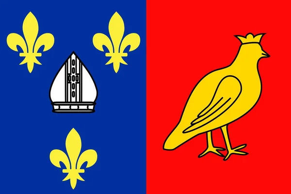 Ansicht Der Flagge Charente Maritime Frankreich Französisches Reise Und Patriotenkonzept — Stockfoto