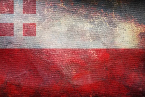 Top View Flag Utrecht Netherlands Retro Flag Grunge Texture Dutch — Foto Stock