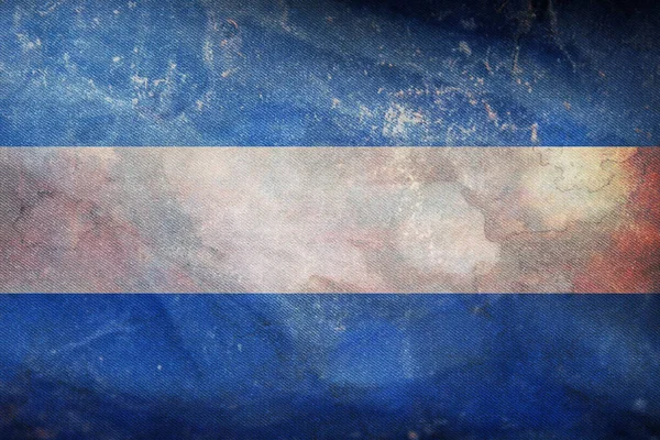 Вид Сверху Флага Провинции Чьяпас Мексика Ретро Флаг Граненой Текстурой — стоковое фото