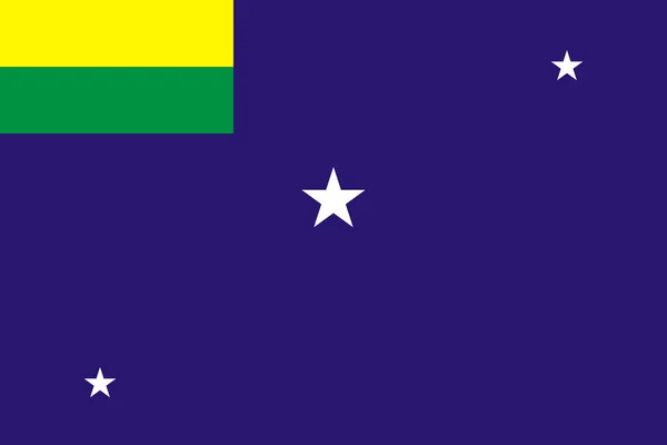 Vista Superior Bandera Lages Brasil Viajes Brasileños Concepto Patriota Sin — Foto de Stock