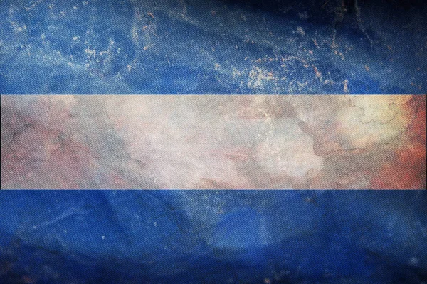 Vista Superior Bandera Almelo Países Bajos Bandera Retro Con Textura —  Fotos de Stock