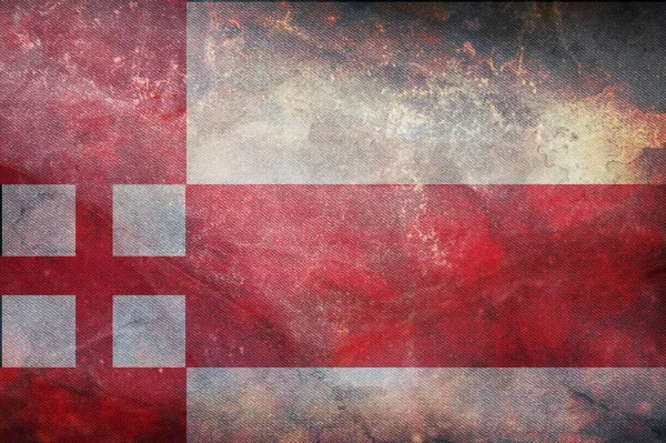 Bovenaanzicht Vlag Amersfoort Nederland Retro Vlag Met Grunge Textuur Nederlands — Stockfoto