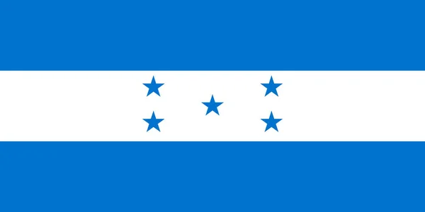 Vista Superior Bandera Oficial Honduras Patriota Concepto Viaje Sin Asta — Foto de Stock