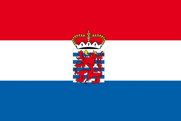 Vista Superior Bandera Provincia Oficial Luxemburgo Bélgica Concepto Viaje Patriota —  Fotos de Stock