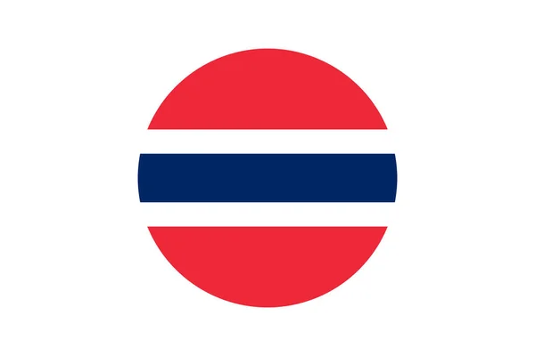 挪威联邦德国国旗的俯视图 挪威旅行和爱国心的概念 没有旗杆 平面布局 国旗背景 — 图库照片