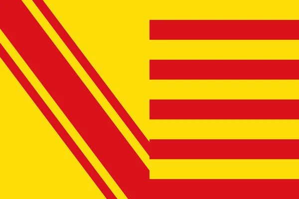 Vista Superior Bandeira Beauraing Bélgica Belga Viagem Conceito Patriota Não — Fotografia de Stock