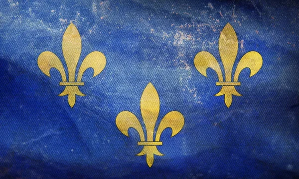 Pohled Shora Francii Zpětnou Vlajkou Grunge Texturou Francouzský Vlastenec Cestovní — Stock fotografie