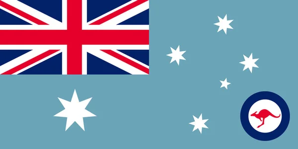 Bovenaanzicht Van Vlag Luchtmacht Cadet Van Australië Australië Australische Reizen — Stockfoto