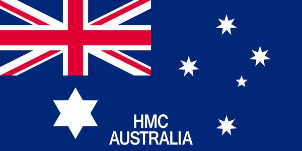 Bovenaanzicht Van Vlag Australische Douane 1903 1904 Australië Australische Reizen — Stockfoto