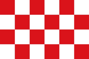 Kuzey Brabant, Hollanda bayrağının en üst görüntüsü. Hollanda seyahati ve vatanseverlik kavramı. Bayrak direği yok. Uçak tasarımı, tasarım. Bayrak arkaplanı