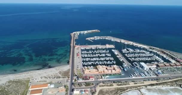 Drone Flight Marina San Pedro Del Pinatar Spain — Video