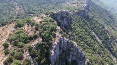 Drone flight around the Bau of St Jean in France