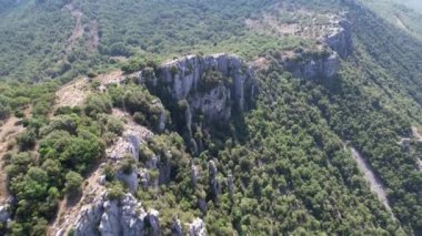 Drone flight around the Bau of St Jean in France