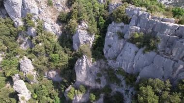 Drone flight around the Bau of St Jean in France
