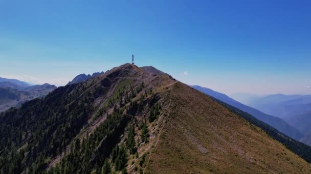 Summit Mene Top Aerial View — 图库视频影像