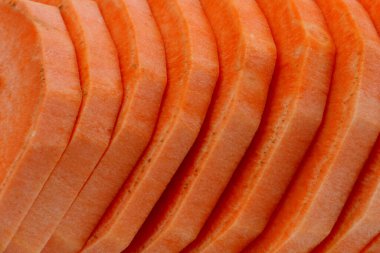 Arkaplan için dilimlenmiş karpuzun yakın görüntüsü