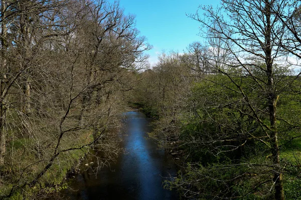 Vista Panorámica Del Río Lugar Suroeste Escocia — Foto de Stock