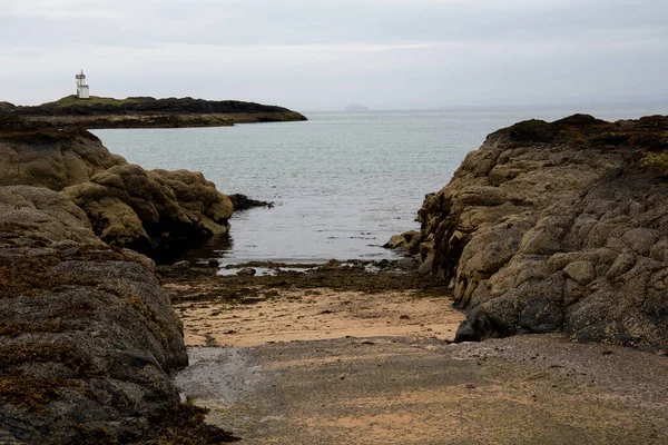 Launching Slipway Coastal Rocks Seaside Location — Foto de Stock