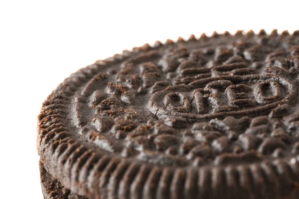 Den Helder, Países Baixos. Julho de 2021. Cookies Oreo isolados sobre fundo branco. — Fotografia de Stock