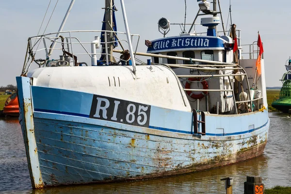 Den Helder Nederländerna Maj 2022 Närbild Dansk Fiskebåt Högkvalitativt Foto — Stockfoto
