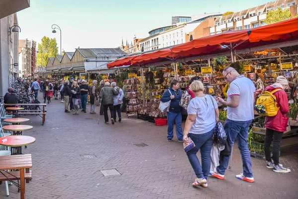 암스테르담 네덜란드 2022 암스테르담의 관광객들 고품질 — 스톡 사진