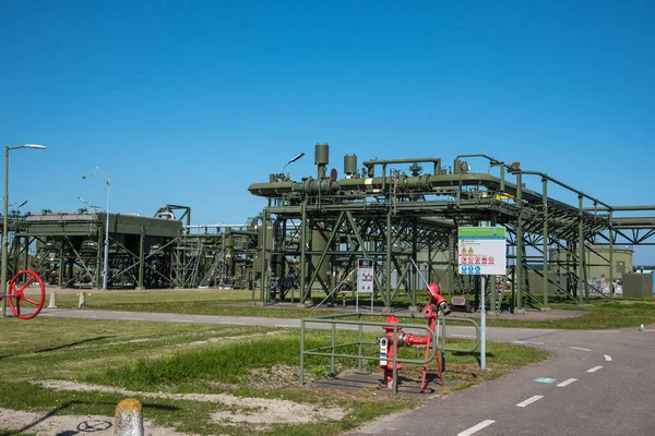 Den Helder Holanda Mayo 2022 Instalaciones Gas Zona Industrial Cerca —  Fotos de Stock