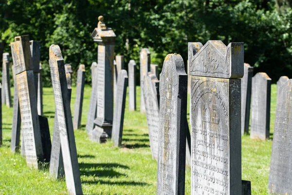 Den Helder Netherlands June 2022 Old Dilapidated Graves Jewish Cemetery — Stock Photo, Image